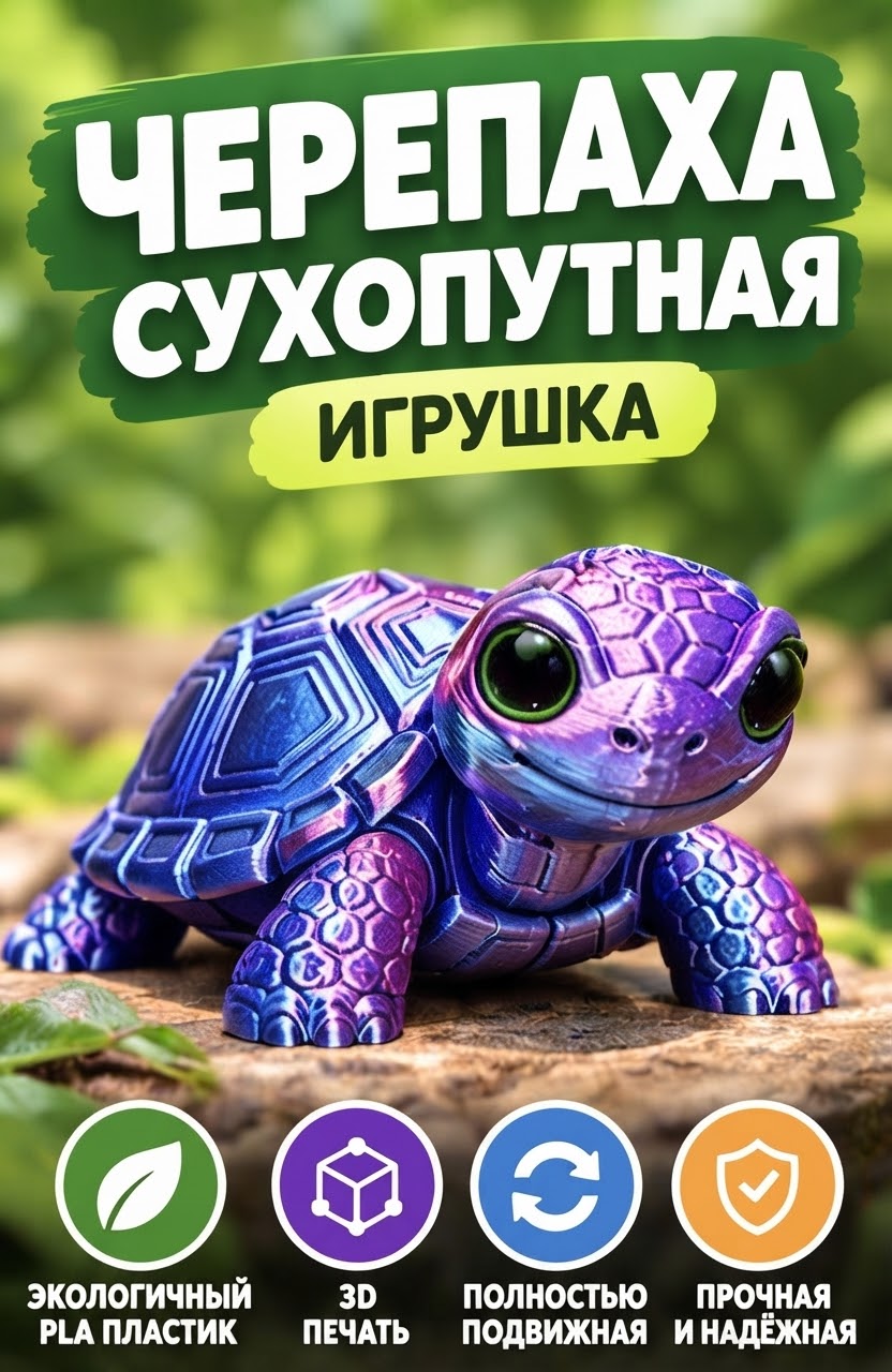 Черепашка сухопутная