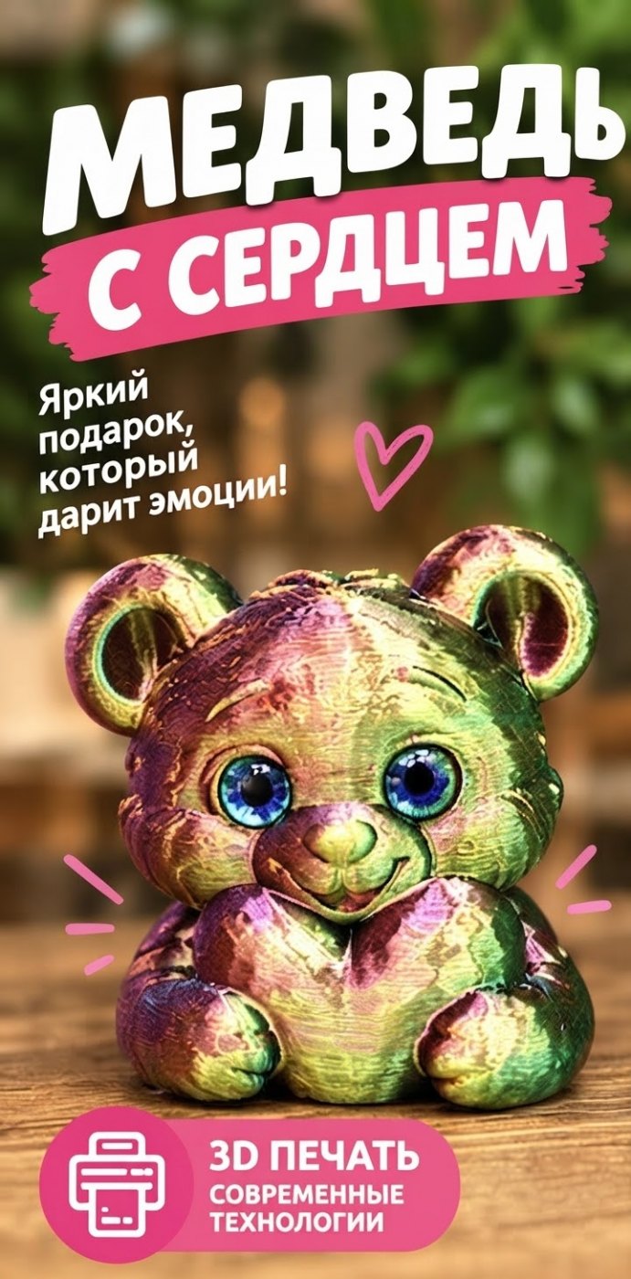 Медведь с сердцем