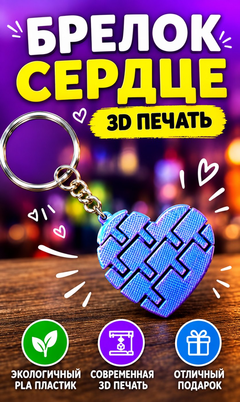 Брелок Сердце