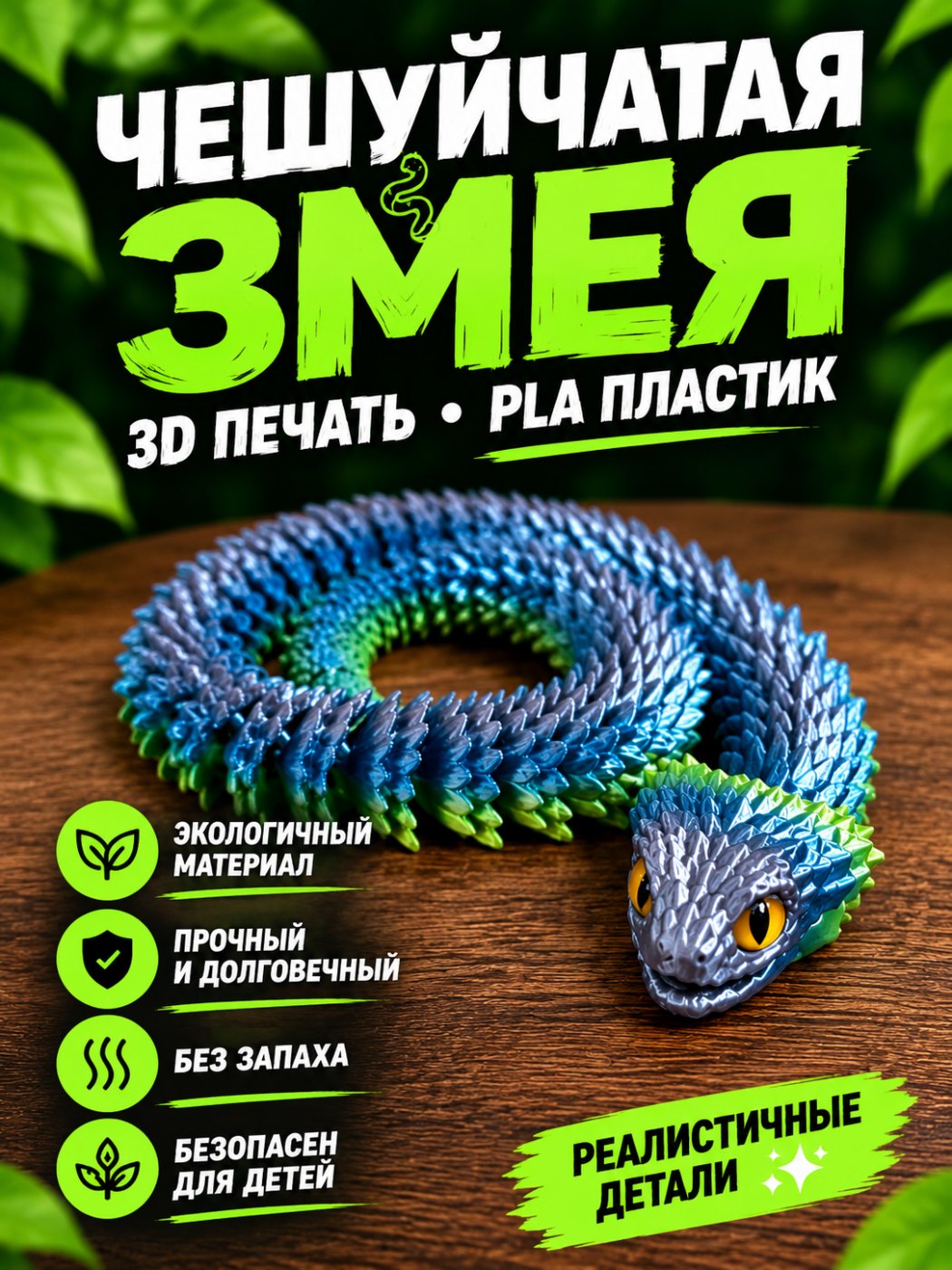 Змея чешуйчатая
